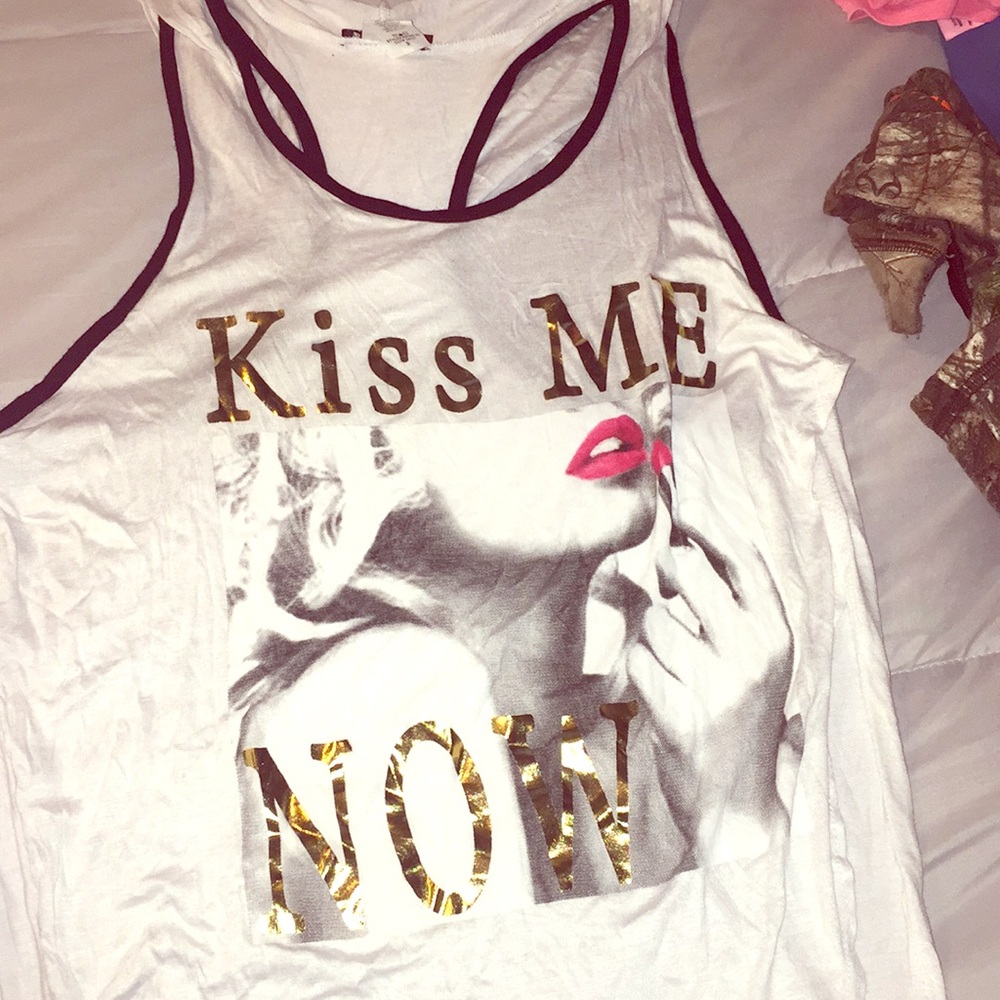 Cute tank top with attached hood